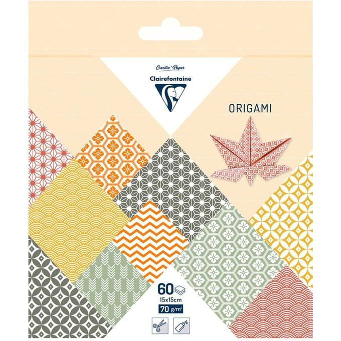 Origamipapier 15 x 15 cm Herfst 60 vellen 70 grams