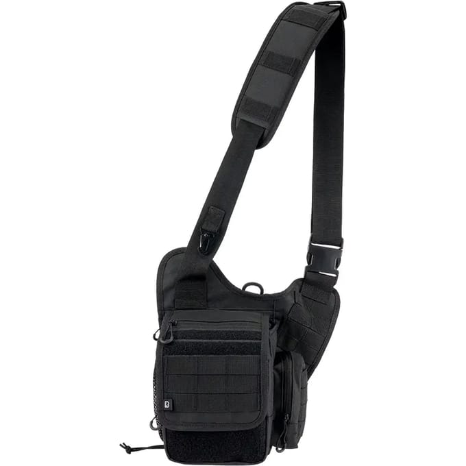 Brandit Travel Side Unisex Schoudertas - zwart - Standard