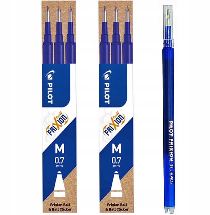 PILOT FriXion Balpen Blauw + 6x 0,7 mm vulling