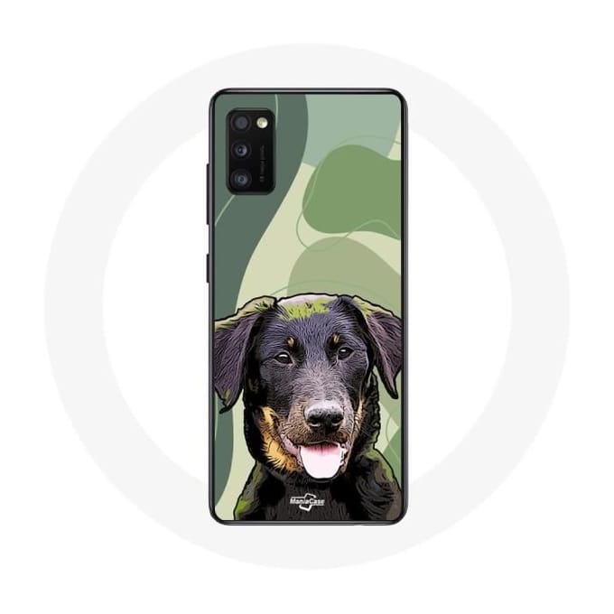 Coque - MANIACASE - Samsung Galaxy S20 - Noir - Beauceron - Souple noir