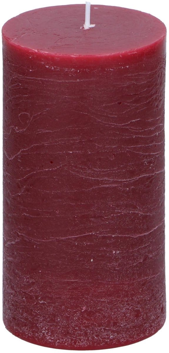 Kaars rood Ø7xh13cm