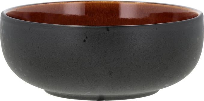 BITZ Poke/ramen kom Dia 18 x 7 cm Zwart/Amber