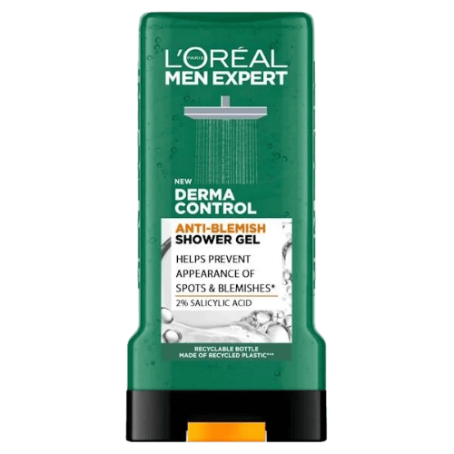 L'Oréal Men Expert Derma Control Douchegel tegen Onzuiverheden - 300 ml