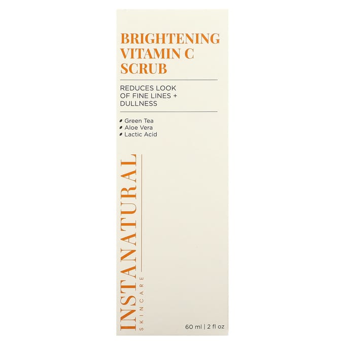 InstaNatural, Brightening Vitamin C Scrub 60ml (2fl oz) white