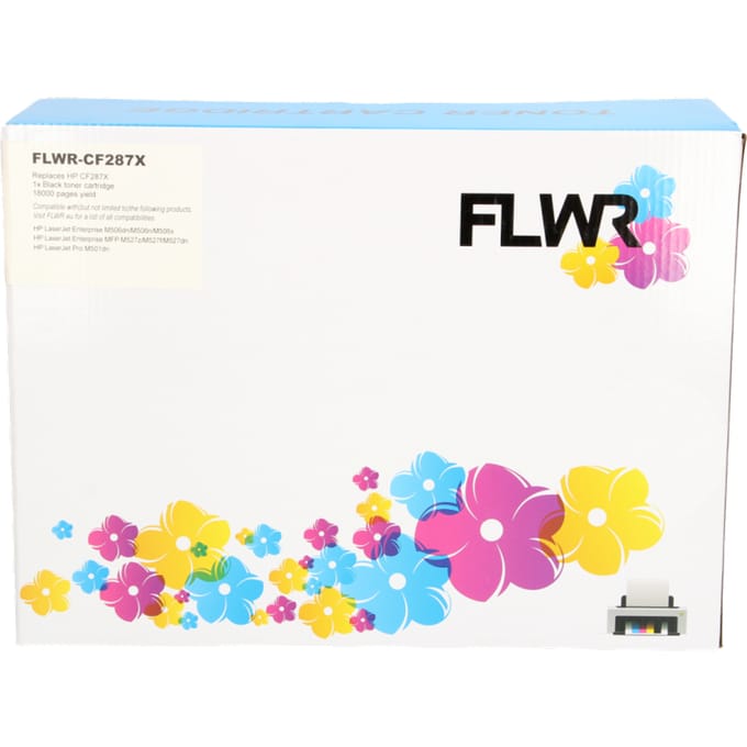 FLWR - Toner / 87X / Zwart - Geschikt voor HP