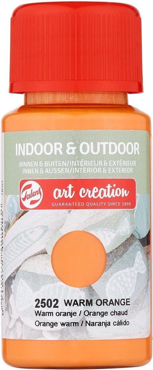 Talens Art creation indoor & outdoor 50mL 2502 Warm oranje