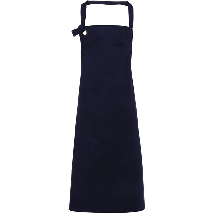 Premier Unisex Calibre Heavy Cotton Canvas Bib Apron (Marine)