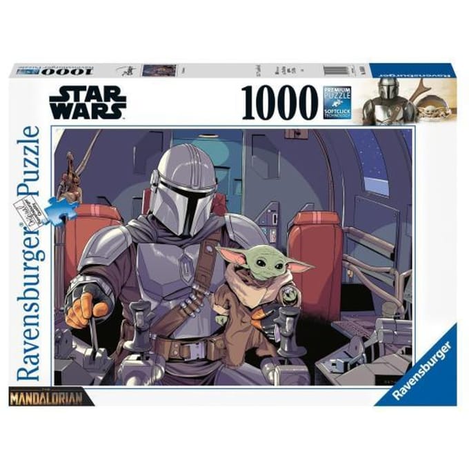 Ravensburger puzzel Disney Star Wars The Mandalorian - Legpuzzel - 1000 stukjes