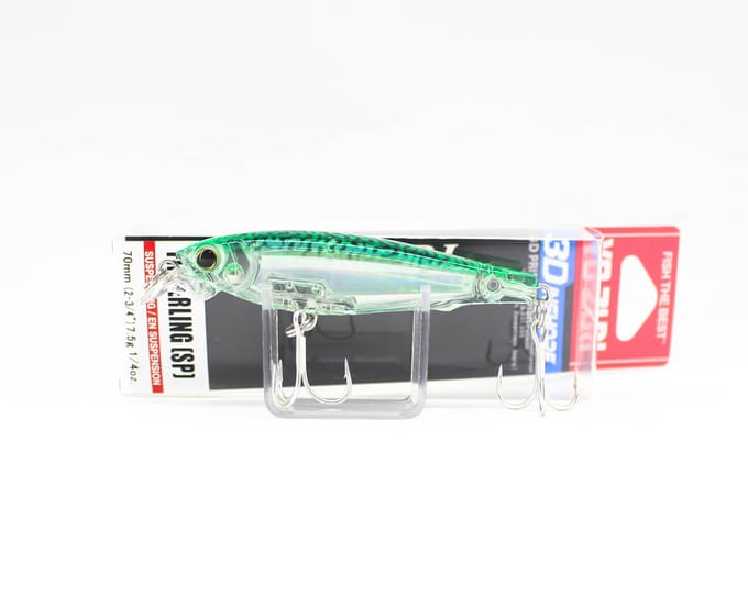 Yo Zuri Duel 3D Inshore Fingerling 70SP Suspend Lure R1409-HGM (9686) gray