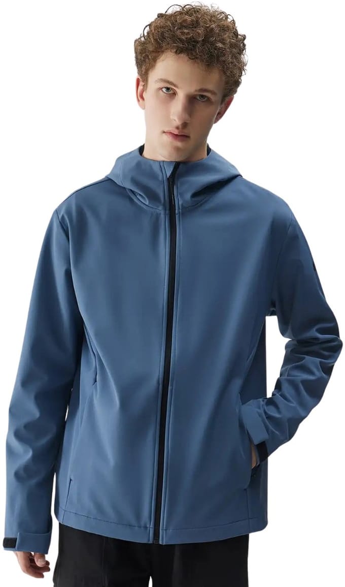 4F Jas Heren softshell Denim - Maat L