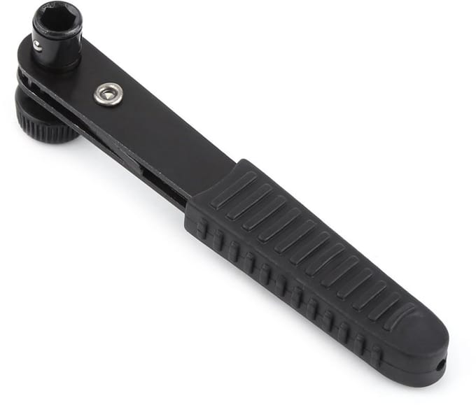 Dailygoods- Ratelsleutel Multifunctioneel - 1/4 Dopsleutelset - Ergonomische Handgreep - Geschikt voor Schroevendraaierbits - Veelzijdig Gebruik - Compact Ontwerp - Dopsleutel