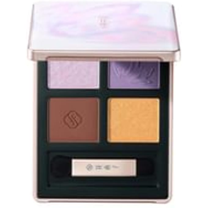 Florasis - Butterfly Glitter Quad Eyeshadow Palette - 2 Types 01 Iris Twilight - 3.3g