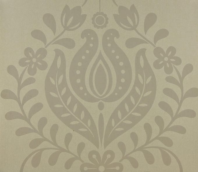 Dutch Wallcoverings Vliesbehang ornament - creme/glitter