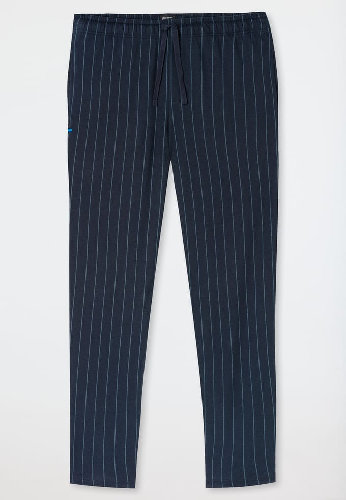 Schiesser Lange broek Mix+ Relax - Heren Pyjamabroek - nachtblauw