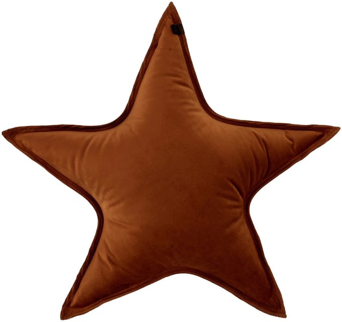 Overseas Star Kussen – Velours – Copper