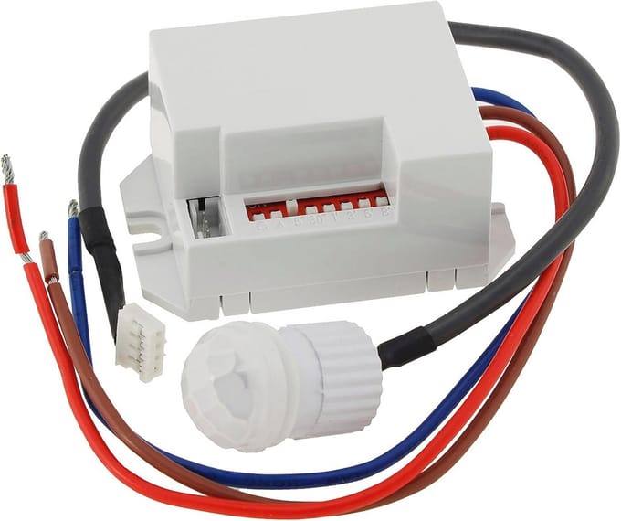 Bewegingsmelder binnen 6 m 360° detectie - LED geschikt - Mini sensor met microsensor