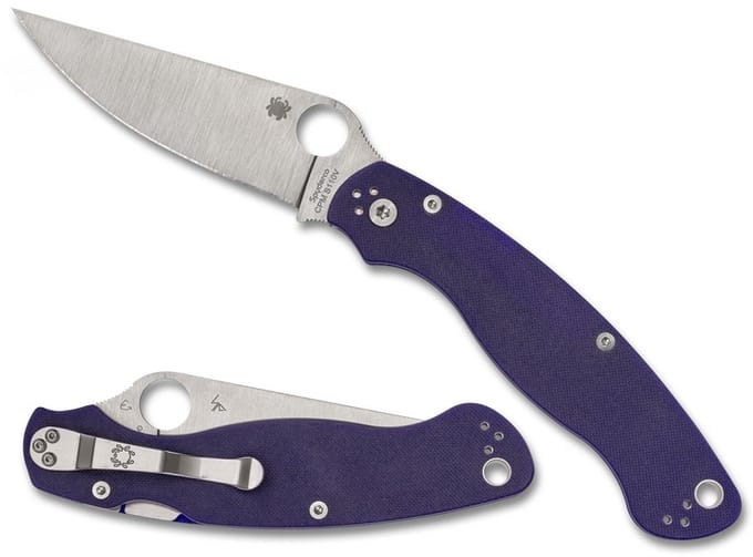 Spyderco Zakmes Military 2 Dark Blue CPM S110V PE