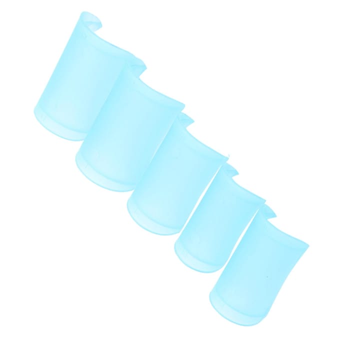 5Pcs Flûte Membrane Protecteur ABS Instrument Traditionnel Chinois Accessoires DM ?01Bleu white
