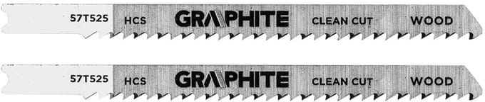 GRAPHITE 57T525 - Decoupeerzaagblad - 10 TPI - HCS - U-grip