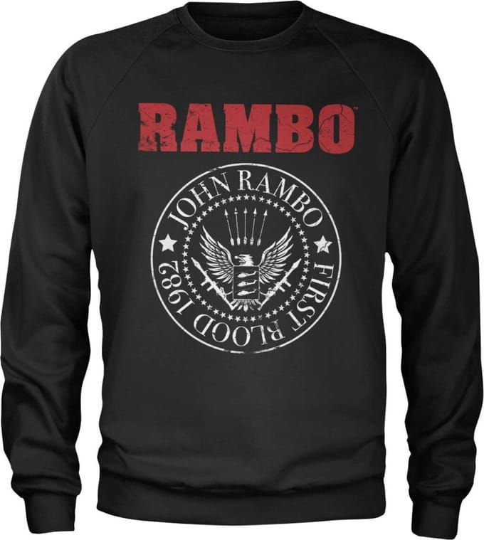 Rambo Sweater/trui -2XL- First Blood 1982 Seal Zwart