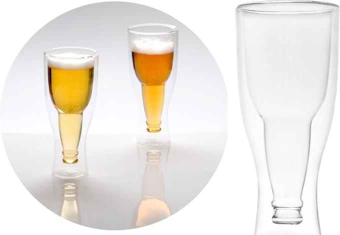 Balvi Gravity Bierglazen - Kristal - 250 ml