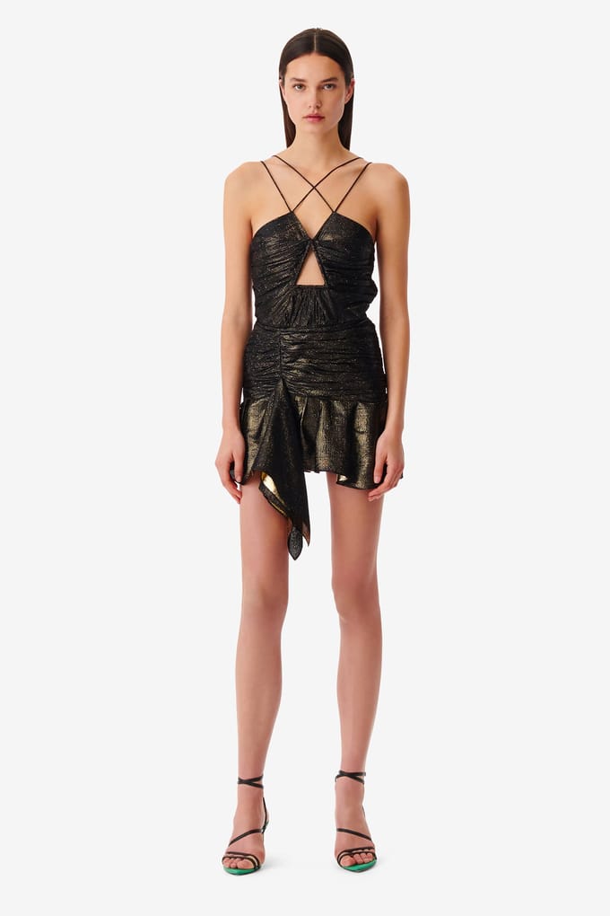 IRO Paris Nikki Black/gold Taglia: L | Abiti Mini Outlet | Donna | Nero