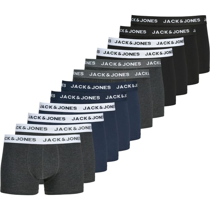 Jack & Jones - Heren Onderbroeken 12-Pack Boxers Mix - Multi - Maat M