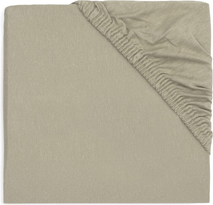 Jollein Hoeslaken Jersey 40/50x80/90cm Olive Green