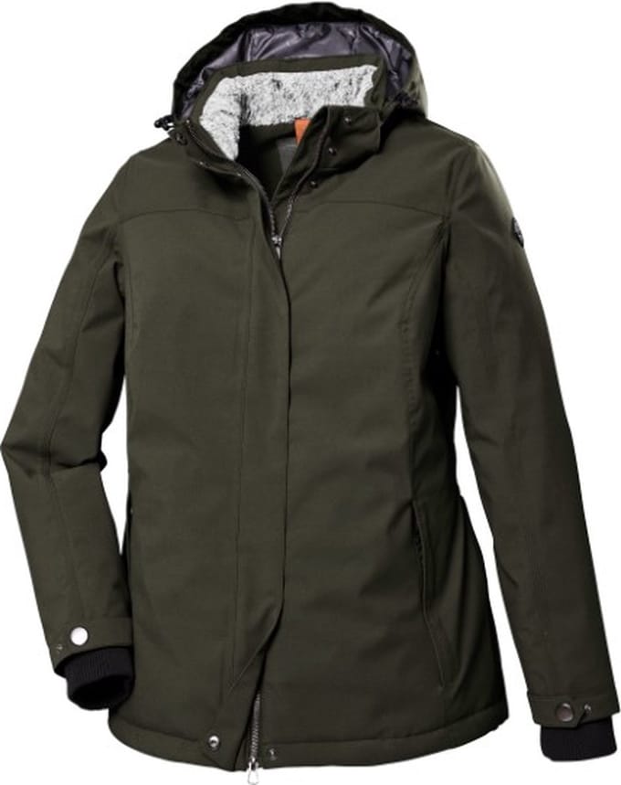 STOY functionele dames winterjas - winterjas dames - 39795 - donker groen - maat 44