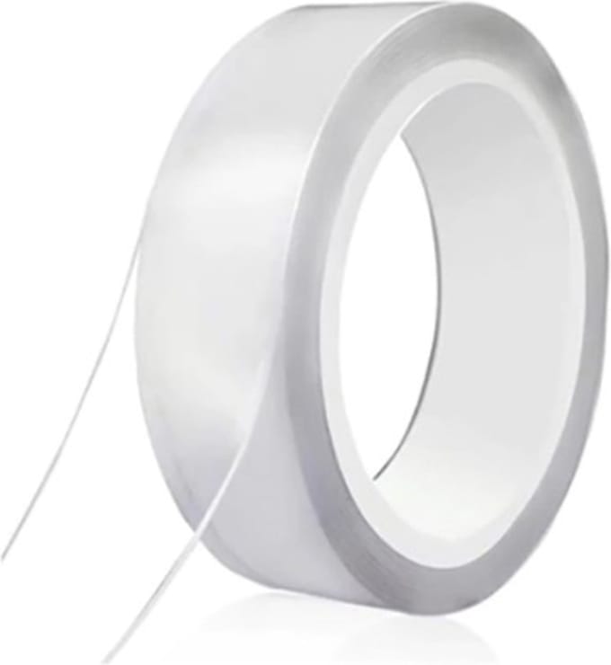 Hypify - Nanotape - Transparant - 1 Meter - Dubbelzijdig