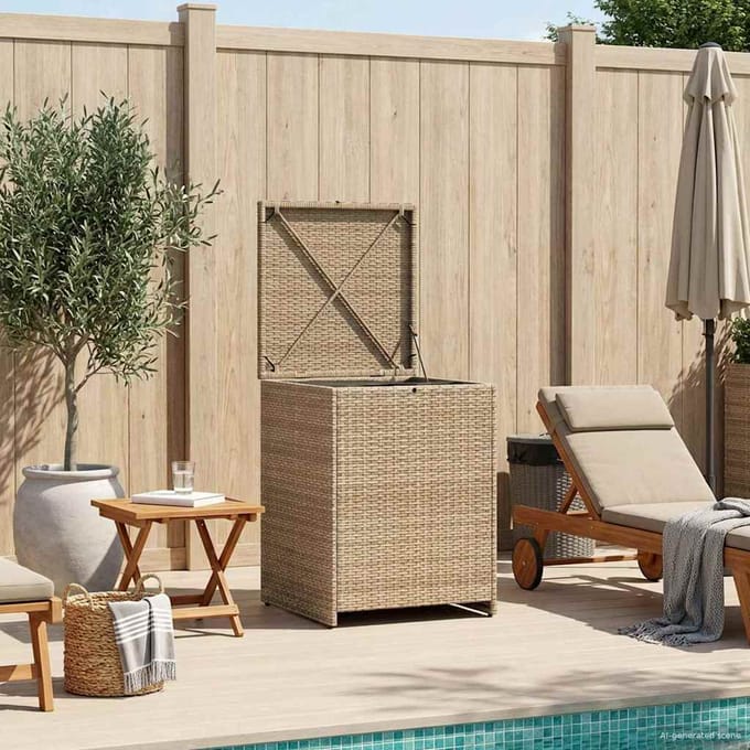 vidaXL - Kussenbox - 55 - x - 55 - x - 69 - cm - staal