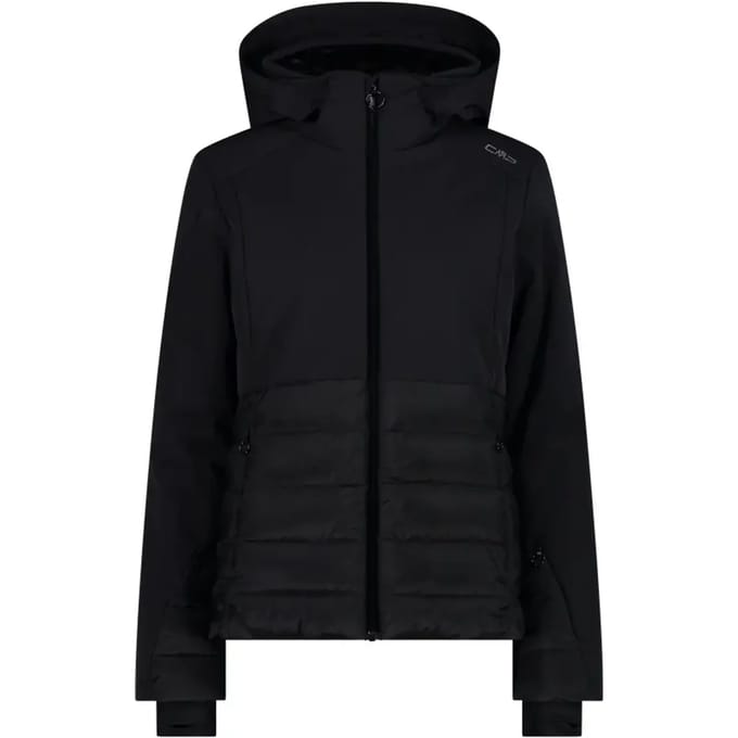 Vrouwen geborduurde hoodie skijas CMP