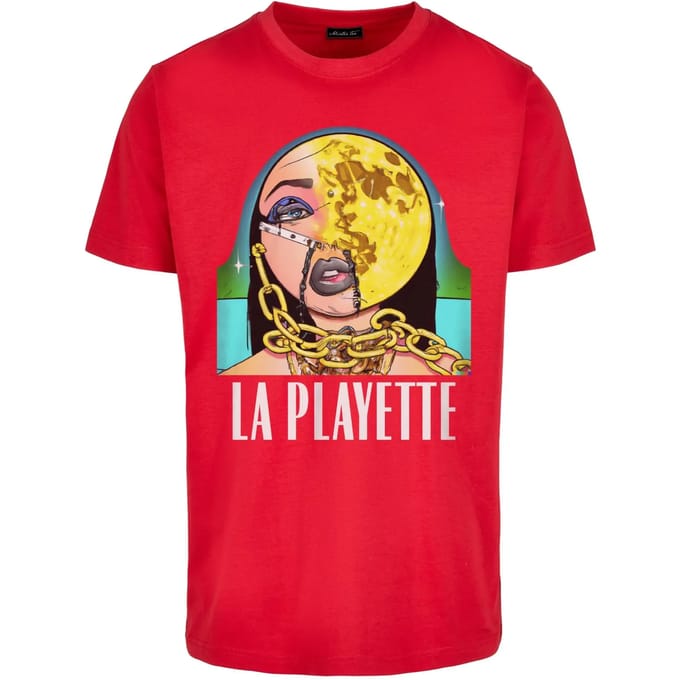 Mister Tee - La Playette Heren Tshirt - S - Rood