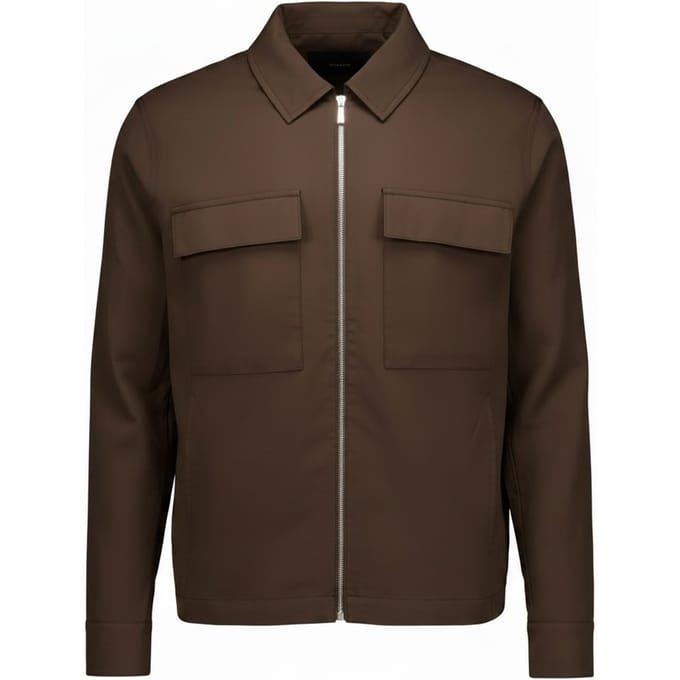 Vaganza Jacket Jackets Donkerbruin Ckt-5040