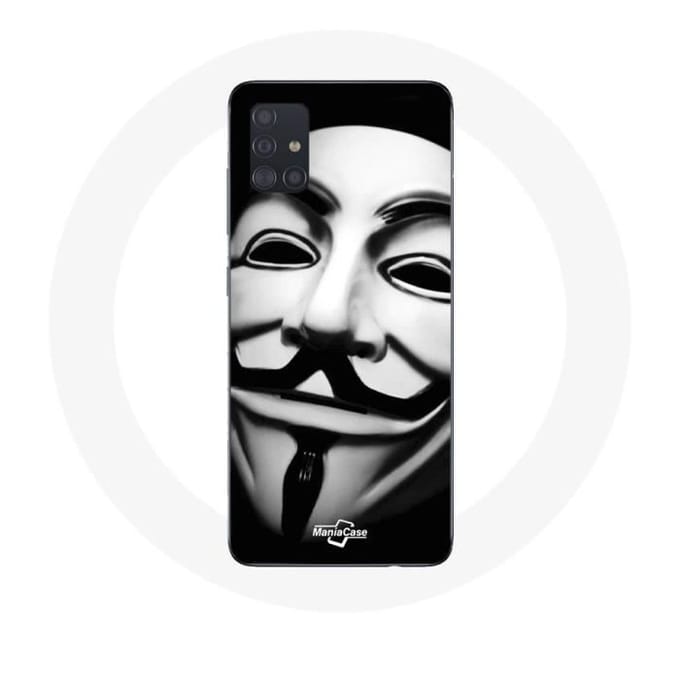 Coque - Maniacase - Samsung Galaxy A51 - Souple - Masque anonyme - Protection