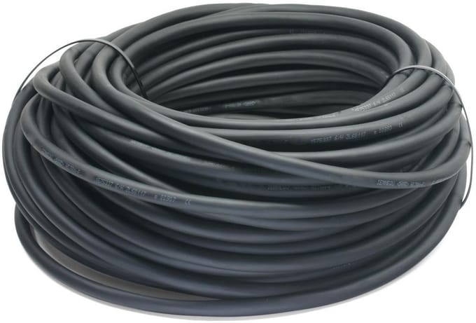 Stevige verlengkabel rubber 3 meter 3x2,5mm² 230V 16A