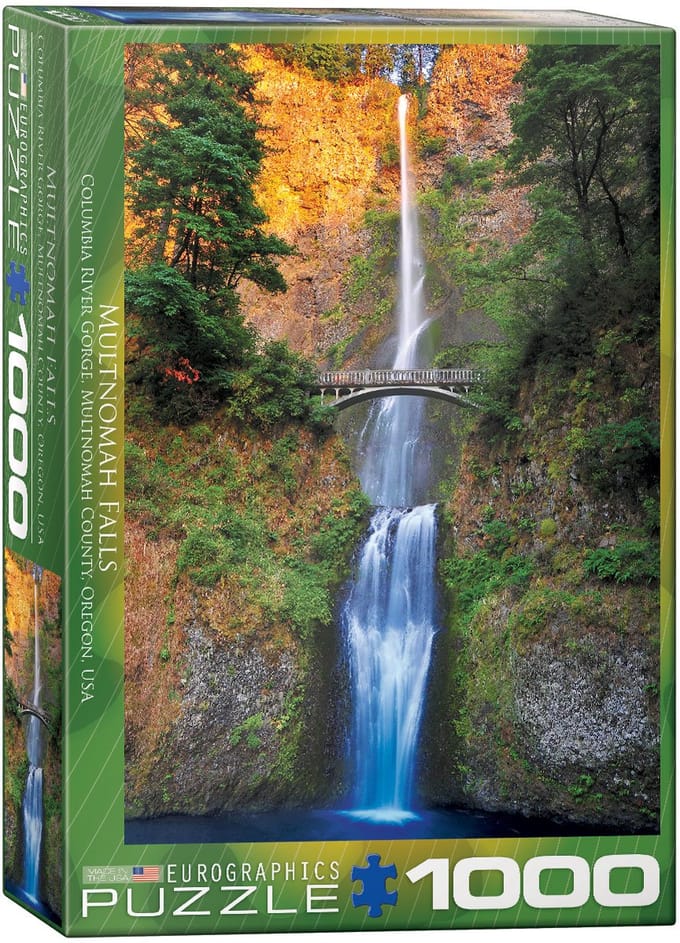 Eurographics legpuzzel Multnomah Falls Oregon 1000 stukjes landschap.