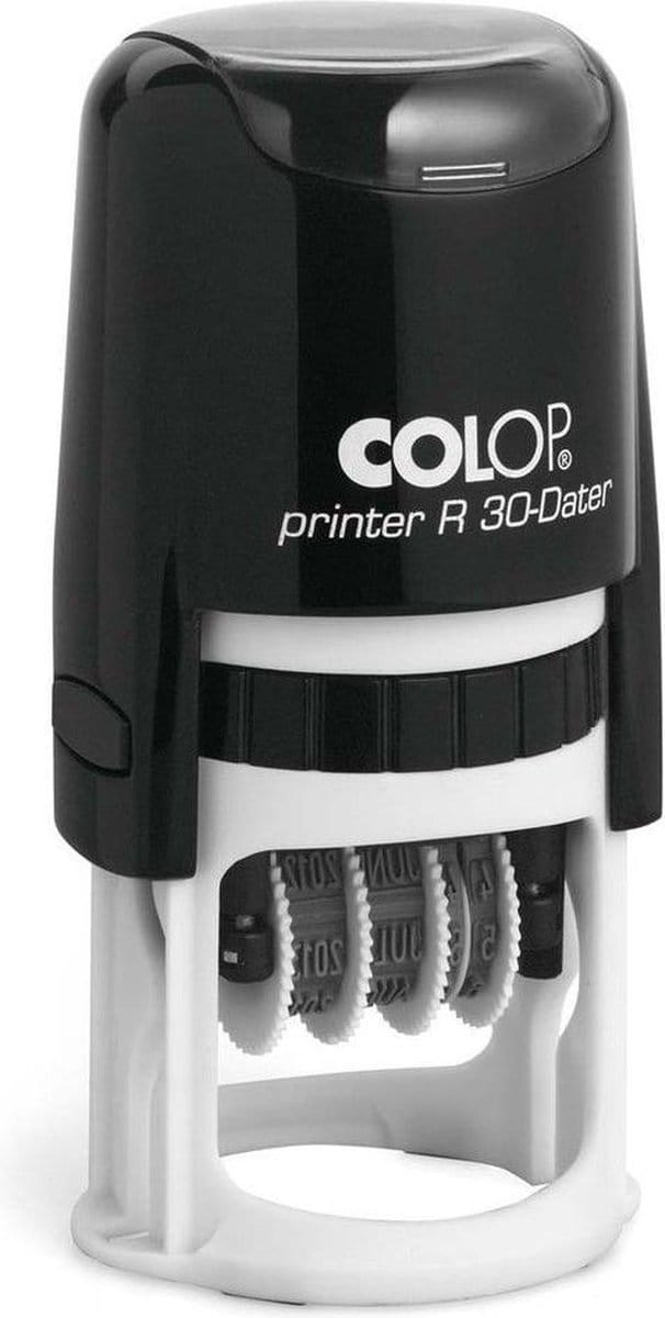 Colop Printer R30/D Blauw - Stempels - Datum stempel Nederlands - Stempel afbeelding en tekst