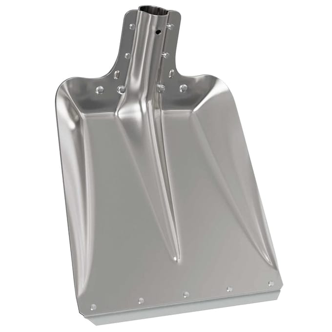 vidaXL - Schep - Hoofd - Zilver - 43 - x - 32,5 - cm - Aluminium