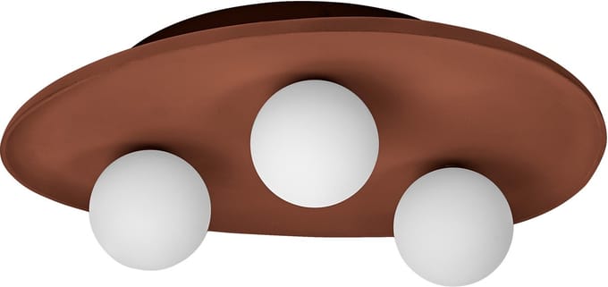 OSRAM Decor Clay Nest, plafondlamp, 3xG9, niet dimbaar, IP20, klei, bruin