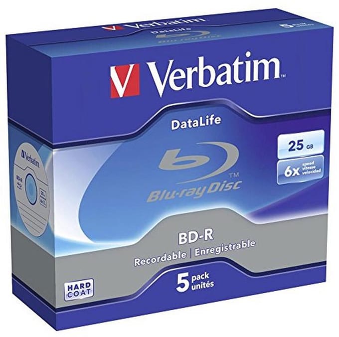 Inkjet Printable Blu-ray Schijven 25GB - 5 Stuks