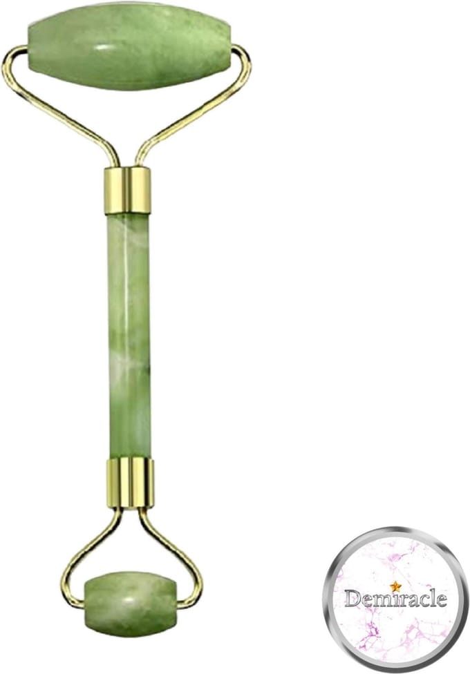 Demiracle® Deluxe Jade Face roller - Gezichtsroller - Massage Roller - Jade Rollers - Rimpelverwijdering  - Ontspanning - Kwaliteit
