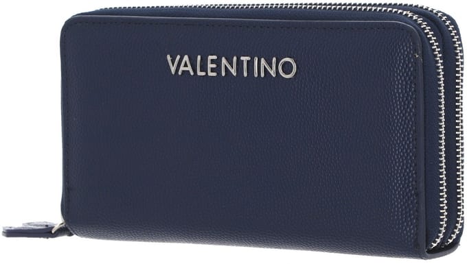 VALENTINO Portemonnee Divina Zip Around Wallet Blu Donkerblauw
