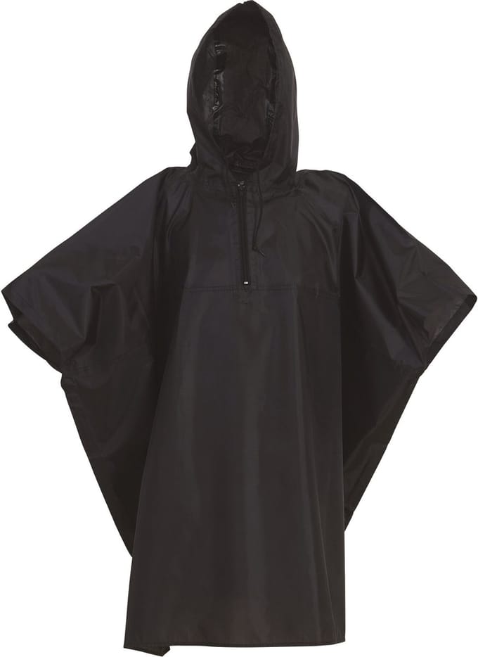 Yoko Lightweight poncho YHVS470 - Black - Regular