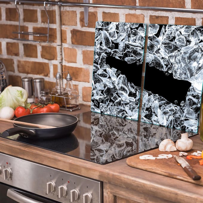 TMK ArtDeko - Snijplank - Glas - 2x 30x52 cm - Hartglas