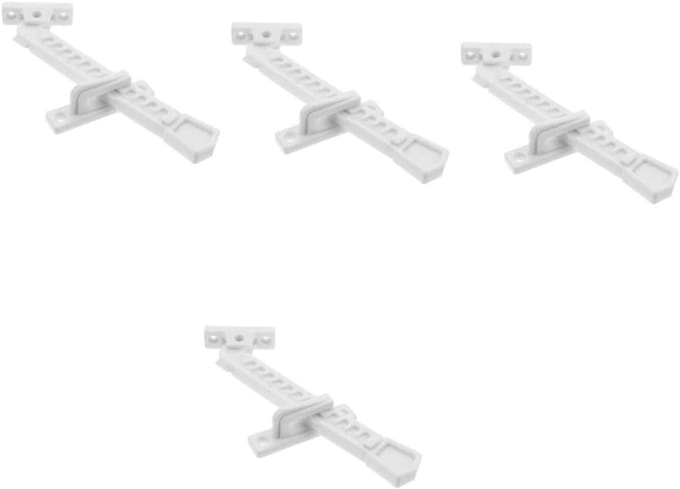 Kindersloten 4 Stuks - Raamdeur Beveiliging - Veiligheid Thuis - Verstelbare Lengte - 4 Stuks - Wit