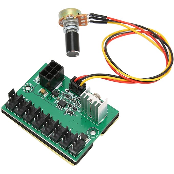 PC Ventilator Hub 2 Pin 3 Pin 4 Pin Ventilator Adapter PWM PC Behuizing Koelventilator Hub Spanningsregelaar 8-Weg