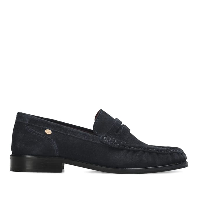 Fred De La Bretoniere - BODIL BEAU Loafer Suede Navy - Maat 38