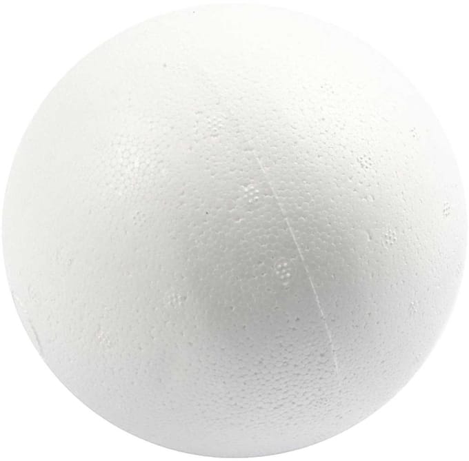 Ballen, d 12 cm, wit, 25 stuk/ 1 zak