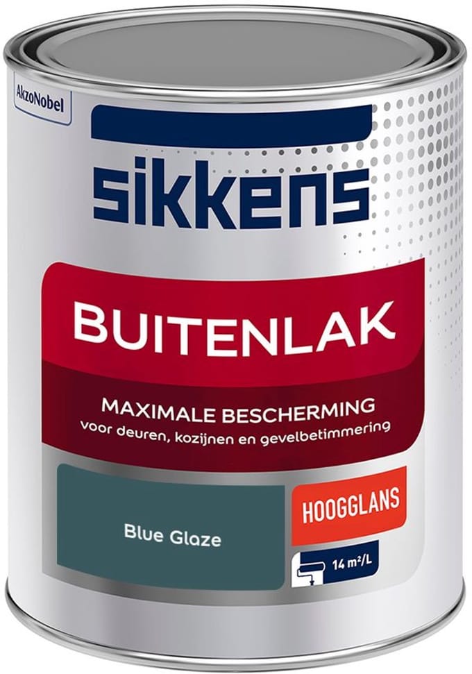 Sikkens - Buitenlak Hoogglans - Blue Glaze - Mengverf - 1 L